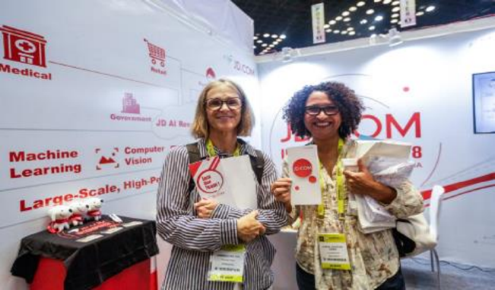JD.com Interspeech booth